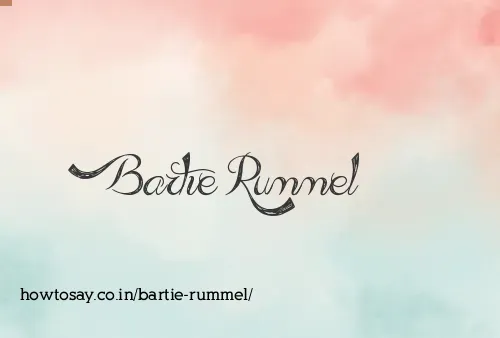 Bartie Rummel