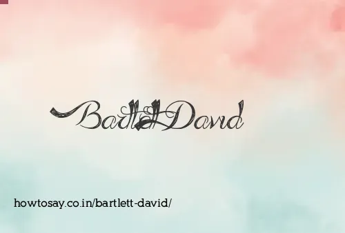 Bartlett David