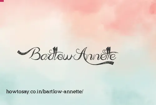 Bartlow Annette