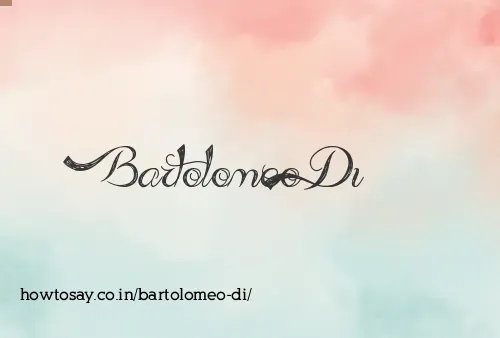 Bartolomeo Di