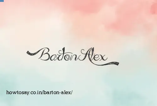 Barton Alex
