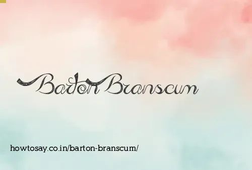 Barton Branscum