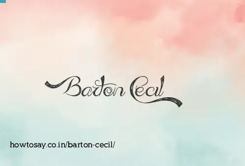 Barton Cecil
