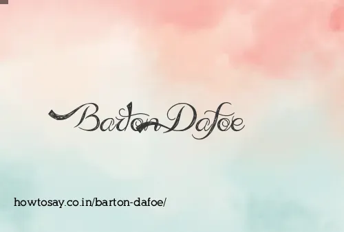 Barton Dafoe