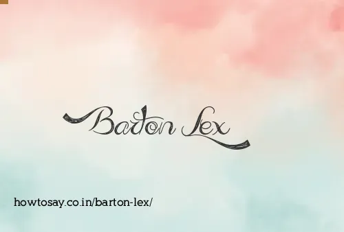 Barton Lex