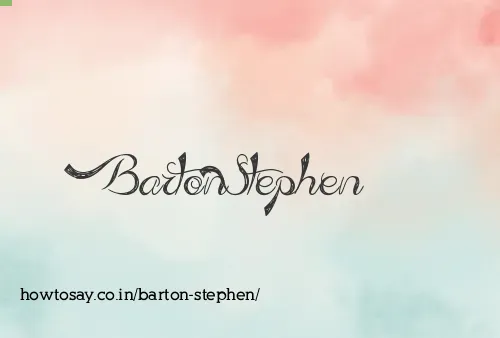 Barton Stephen