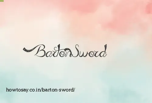 Barton Sword