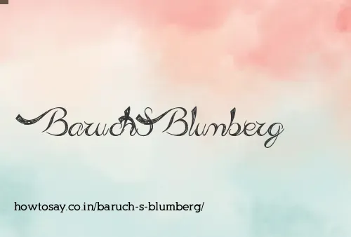 Baruch S Blumberg