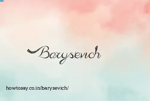 Barysevich