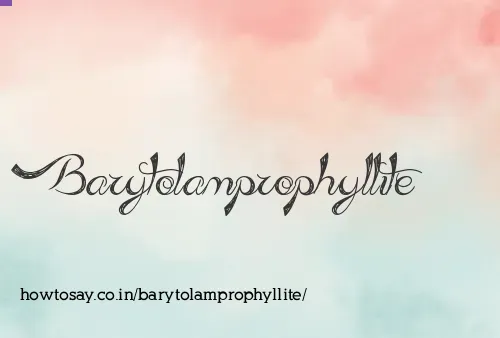 Barytolamprophyllite