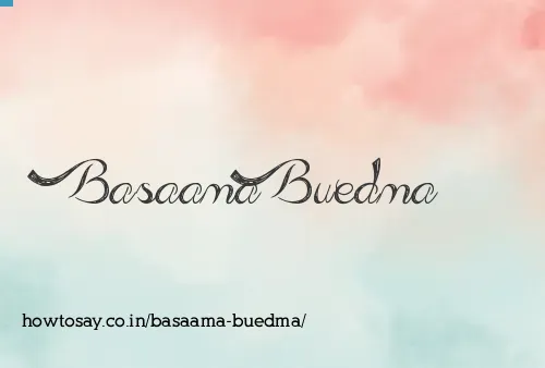 Basaama Buedma