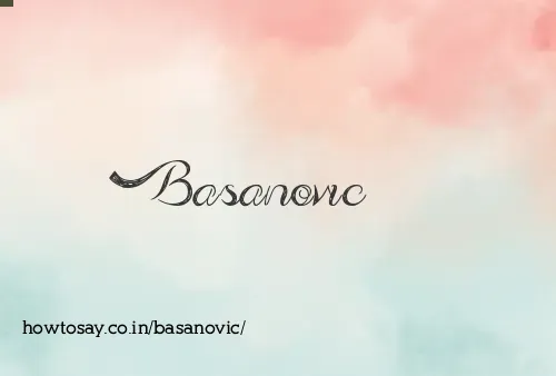 Basanovic