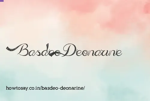 Basdeo Deonarine