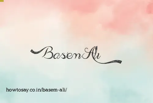 Basem Ali