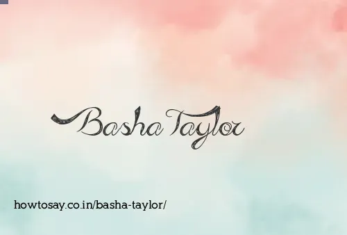 Basha Taylor