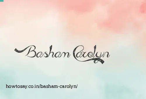 Basham Carolyn