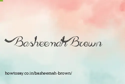 Basheemah Brown