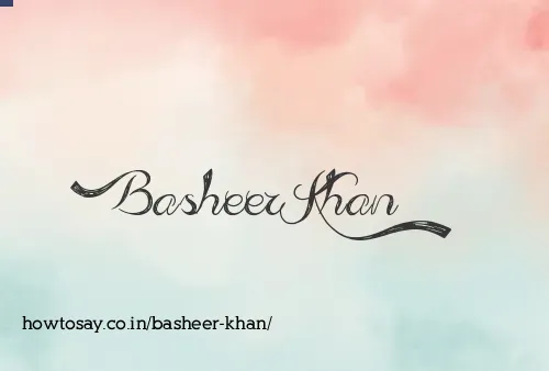 Basheer Khan