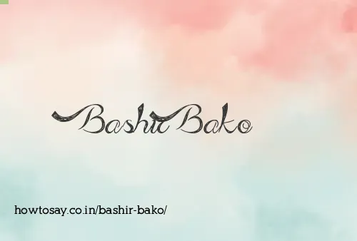 Bashir Bako