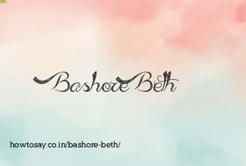 Bashore Beth