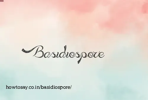 Basidiospore