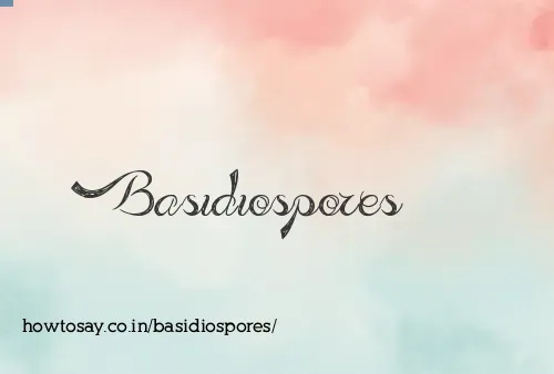 Basidiospores