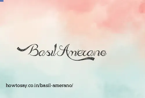 Basil Amerano