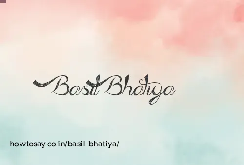 Basil Bhatiya