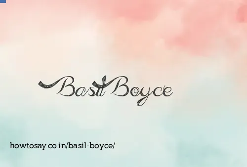 Basil Boyce