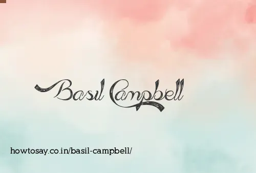 Basil Campbell