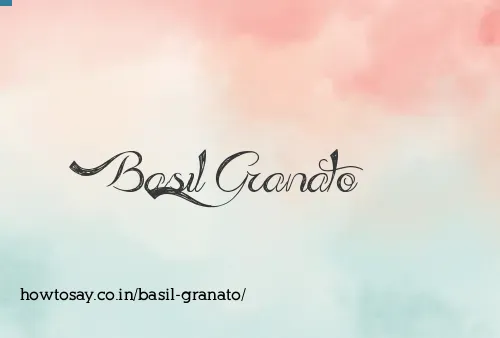 Basil Granato