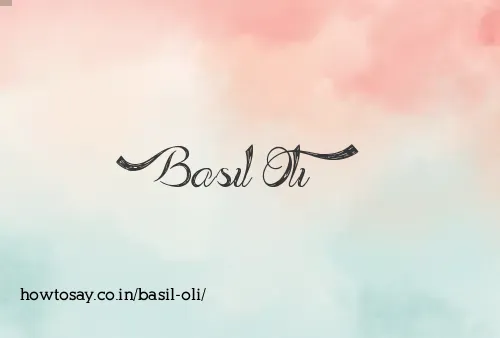 Basil Oli