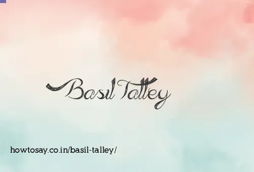 Basil Talley