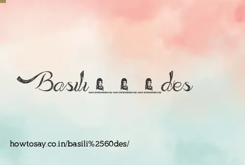 Basili`des