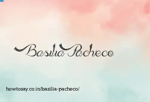 Basilia Pacheco