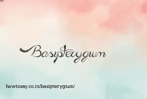 Basipterygium