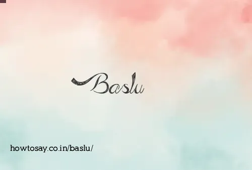 Baslu