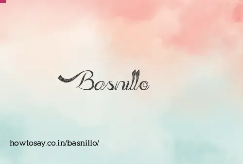 Basnillo