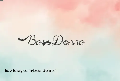 Bass Donna