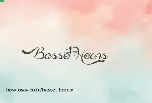 Basset Horns