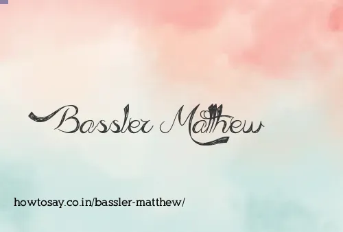 Bassler Matthew