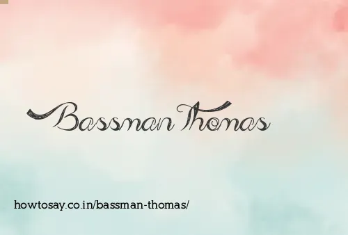 Bassman Thomas