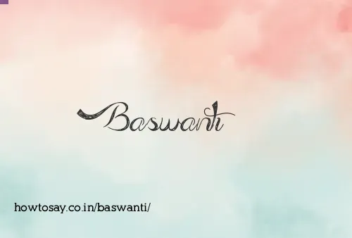 Baswanti