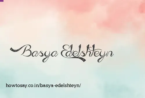 Basya Edelshteyn