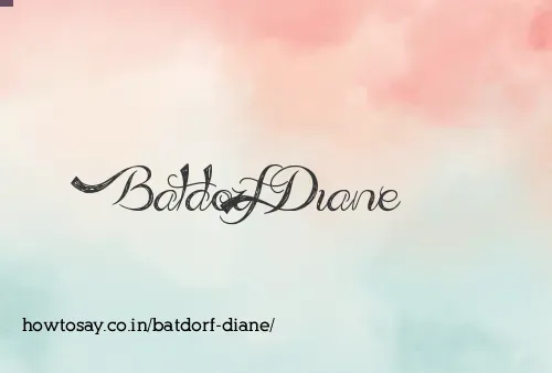 Batdorf Diane