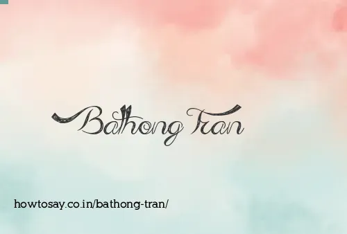 Bathong Tran
