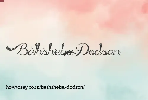 Bathsheba Dodson