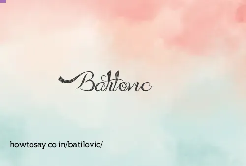 Batilovic