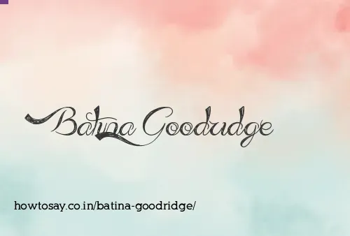 Batina Goodridge
