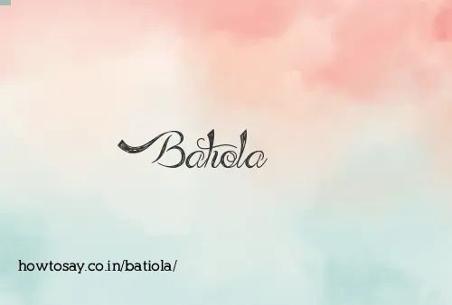 Batiola